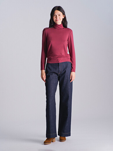 TEE SHIRT ELWIRE  Aubergine , Prêt-à-porter Bensimon
