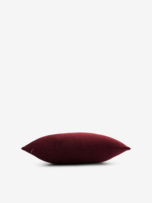 COUSSIN UNI COTON FLAMME PRUNE 45x45 Prune , Maison Bensimon