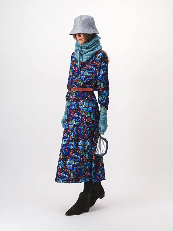 JUPE JANNA  Imprime fleurs , Pr&ecirc;t-&agrave;-porter Bensimon