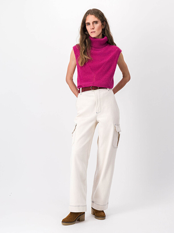 PULL MAYA  Framboise , Pr&ecirc;t-&agrave;-porter Bensimon
