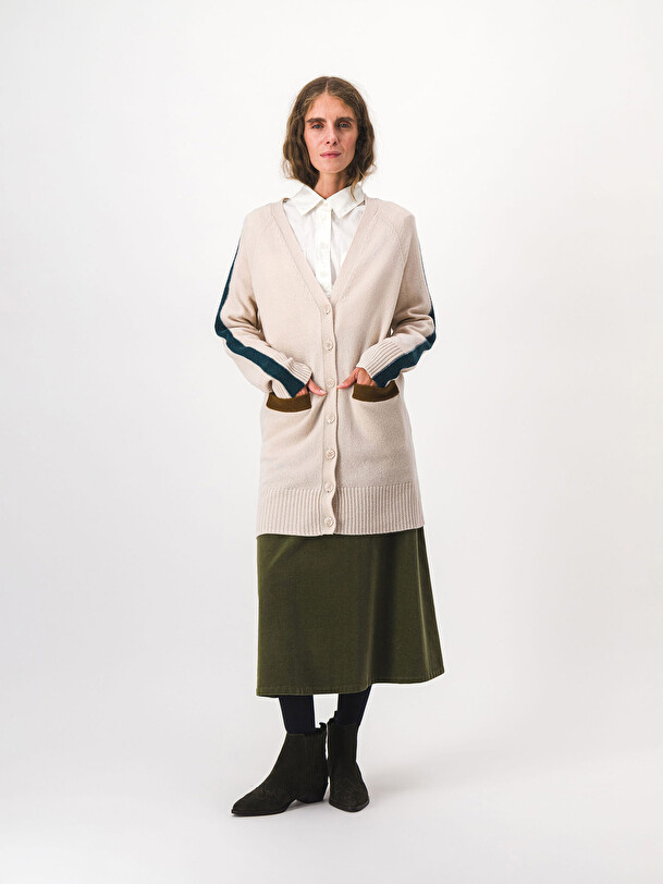 GILET MARIO  Ecru , Pr&ecirc;t-&agrave;-porter Bensimon