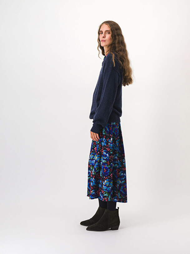 PULL MOBBY  Marine fonce , Pr&ecirc;t-&agrave;-porter Bensimon