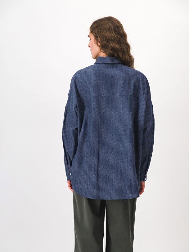 CHEMISE MORGANE  Indigo , Pr&ecirc;t-&agrave;-porter Bensimon