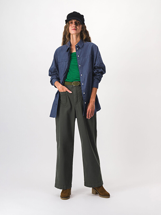 CHEMISE MORGANE  Indigo , Pr&ecirc;t-&agrave;-porter Bensimon