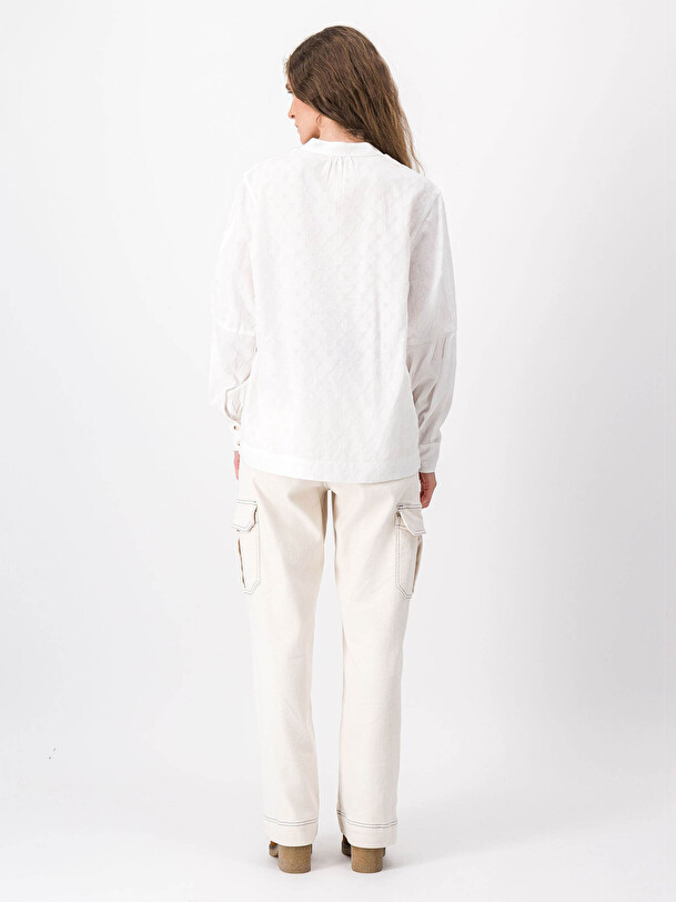 BLOUSE GIGONDA  Ivoire , Pr&ecirc;t-&agrave;-porter Bensimon