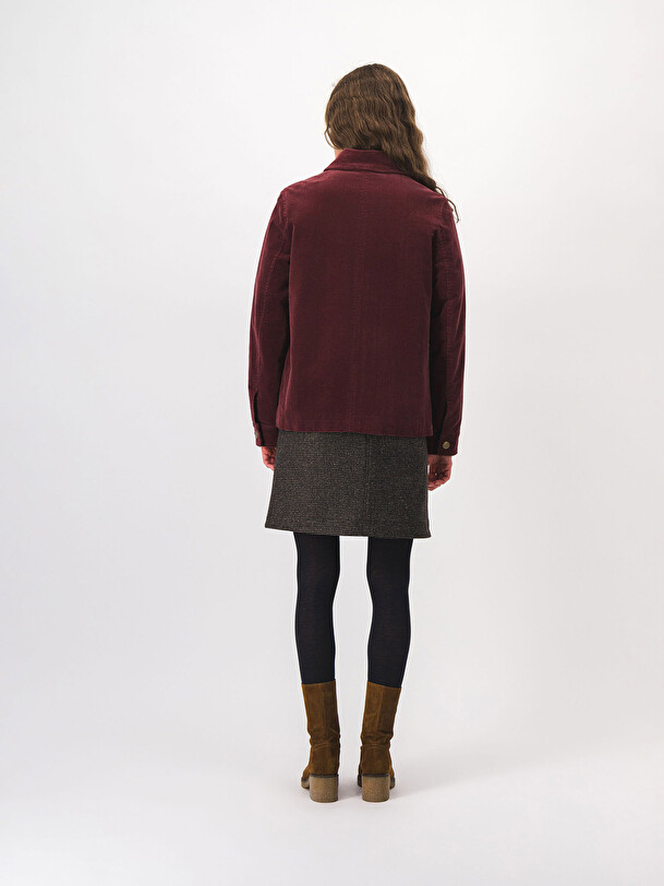 VESTE KEZIAH  Aubergine , Pr&ecirc;t-&agrave;-porter Bensimon