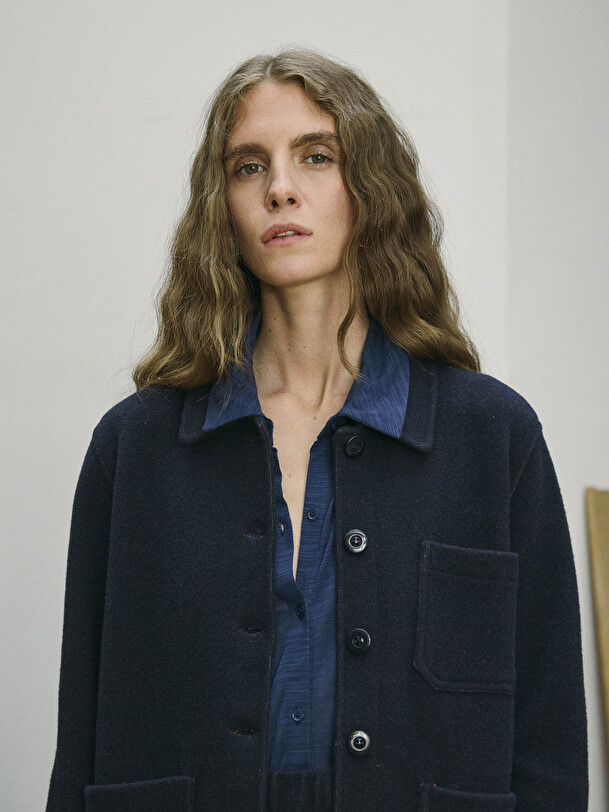 VESTE GOLTA  Bleu nuit , Pr&ecirc;t-&agrave;-porter Bensimon