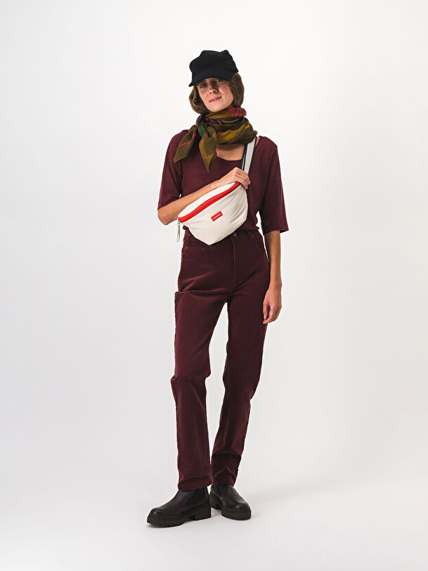 PANTALON FILIBERT  Aubergine , Pr&ecirc;t-&agrave;-porter Bensimon
