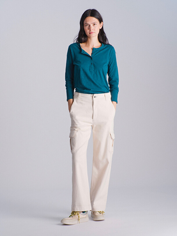 PANTALON ESTELLA  Ecru , Pr&ecirc;t-&agrave;-porter Bensimon