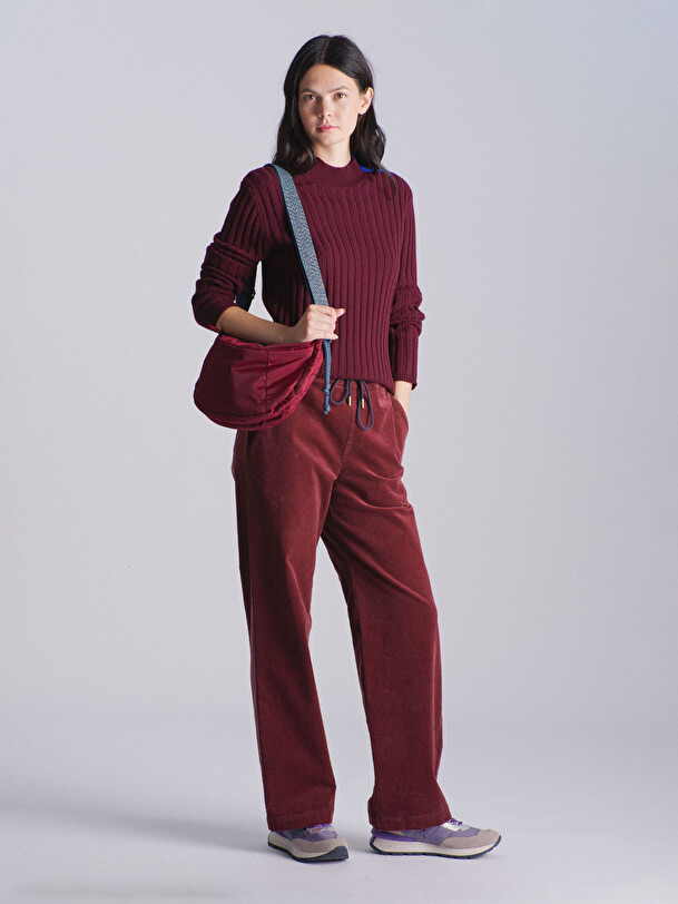 PANTALON KYBELE  Aubergine , Pr&ecirc;t-&agrave;-porter Bensimon