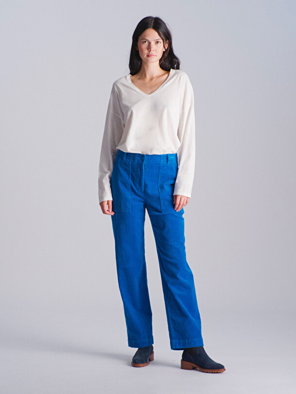 PANTALON HUGUES  Mer turque , Pr&ecirc;t-&agrave;-porter Bensimon
