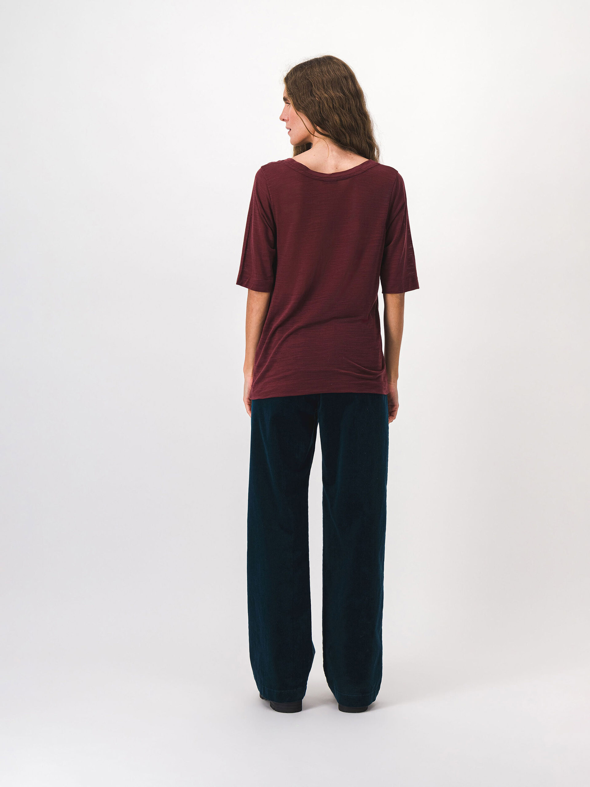 TEE SHIRT MALORY  Aubergine , Pr&ecirc;t-&agrave;-porter Bensimon