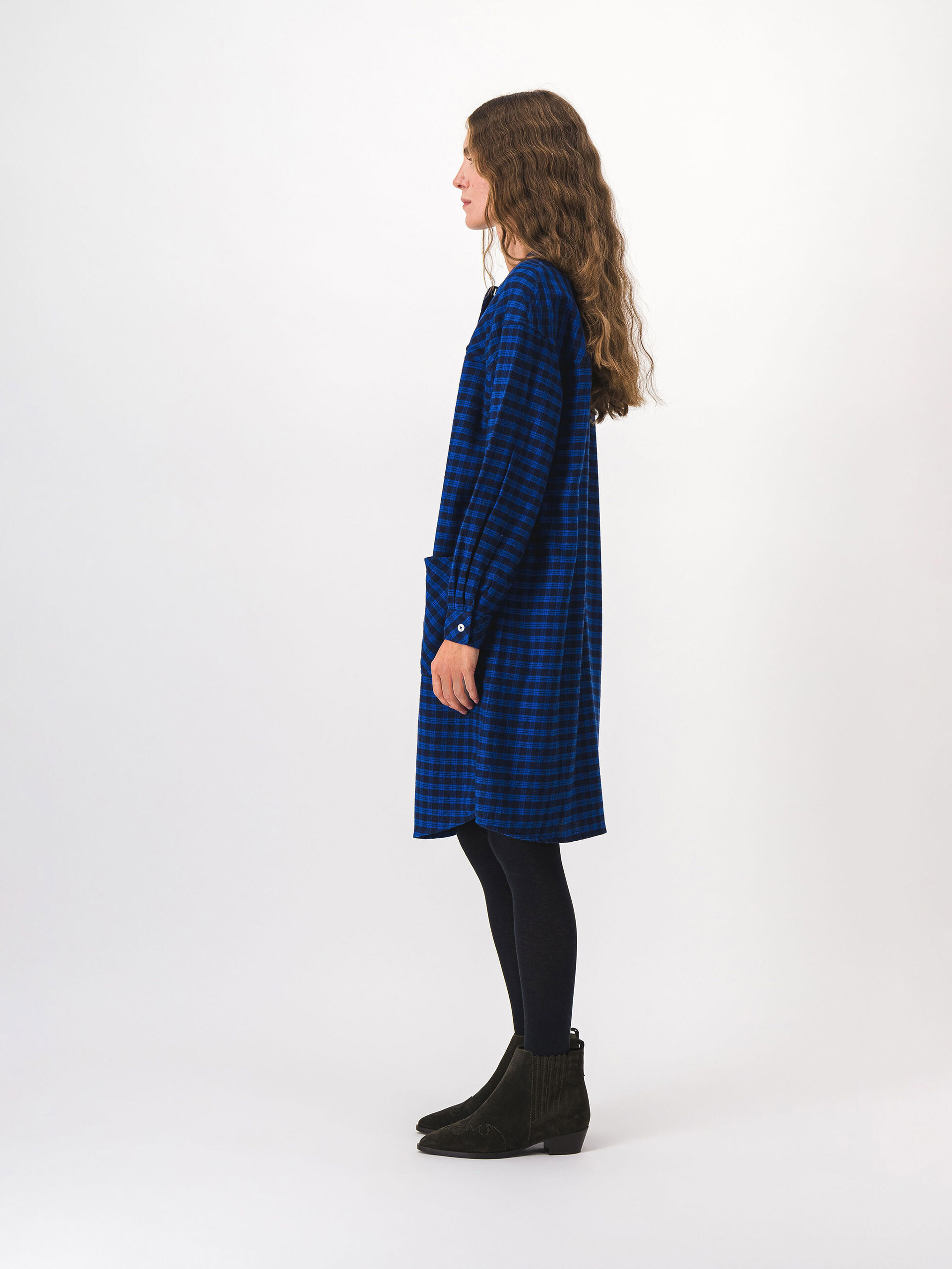 ROBE MARTHE ML  Carreaux , Pr&ecirc;t-&agrave;-porter Bensimon