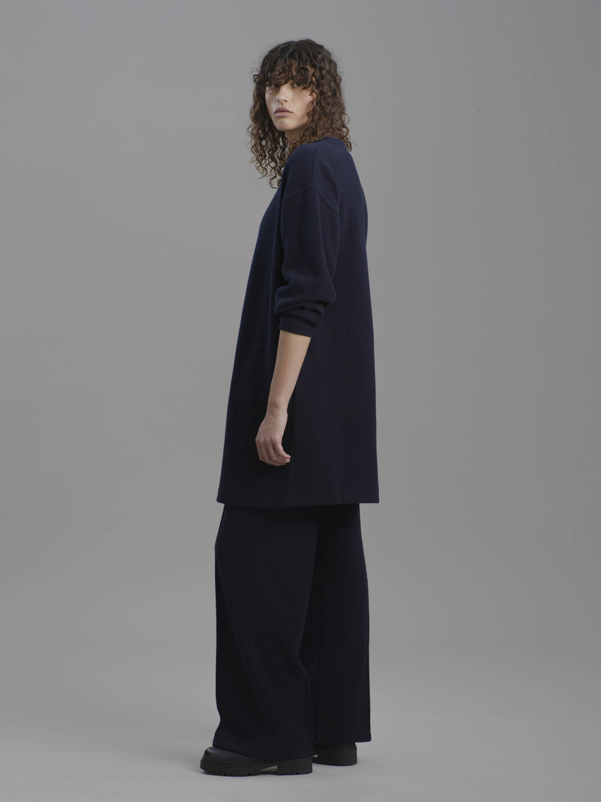 ROBE KIMELA  Bleu nuit , Pr&ecirc;t-&agrave;-porter Bensimon
