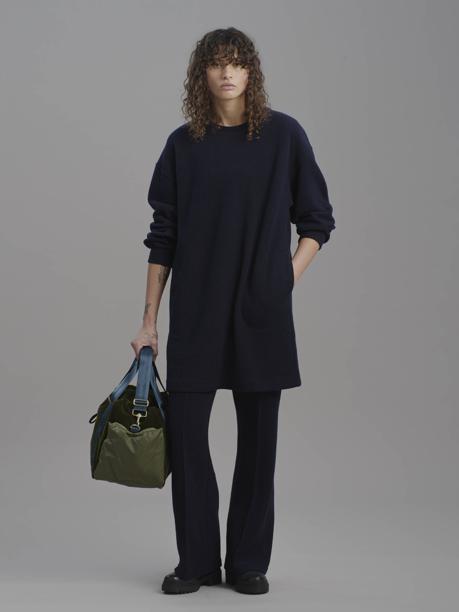ROBE KIMELA  Bleu nuit , Pr&ecirc;t-&agrave;-porter Bensimon