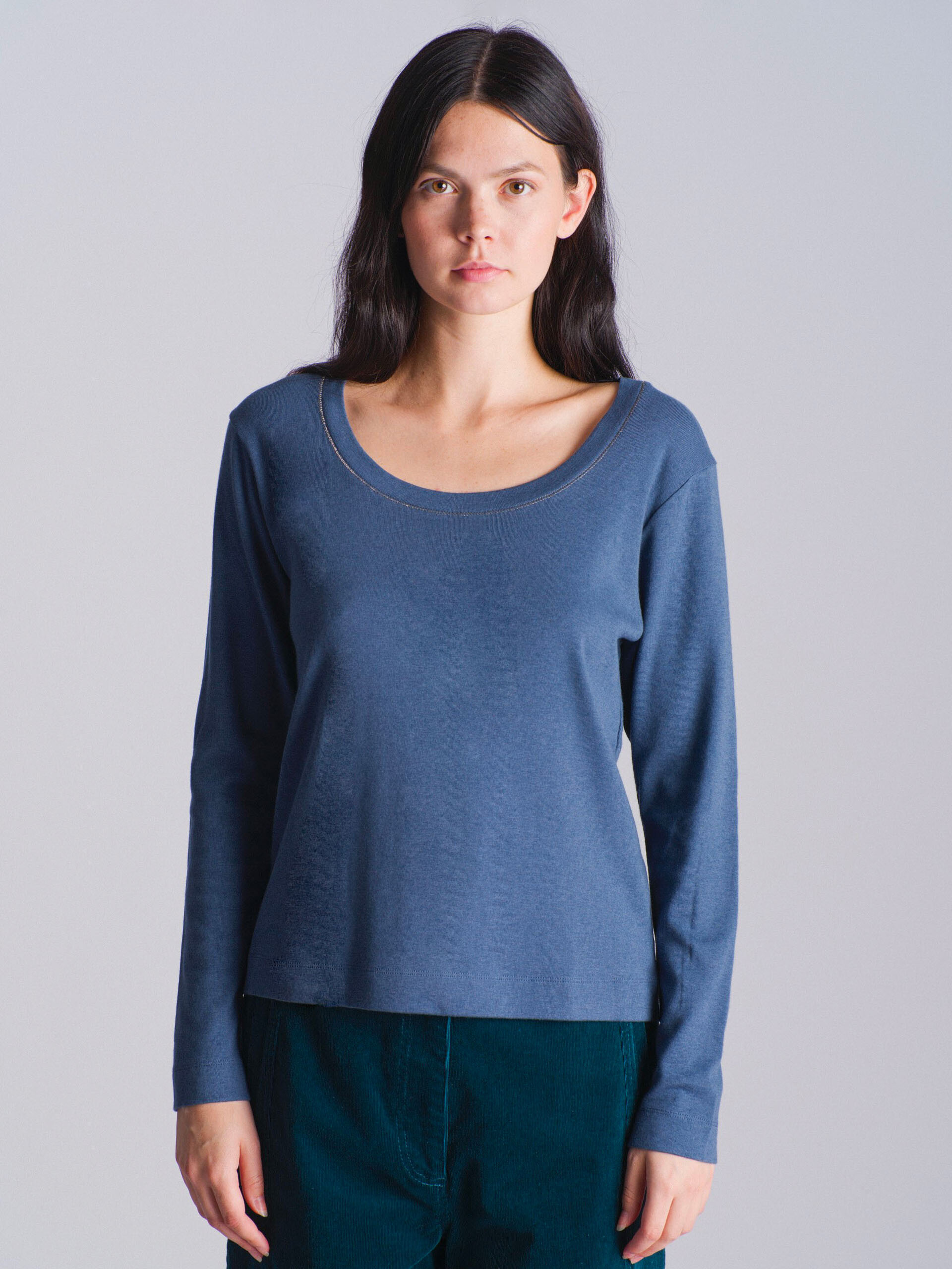 T. SHIRT MALORY ML  Denim , Pr&ecirc;t-&agrave;-porter Bensimon