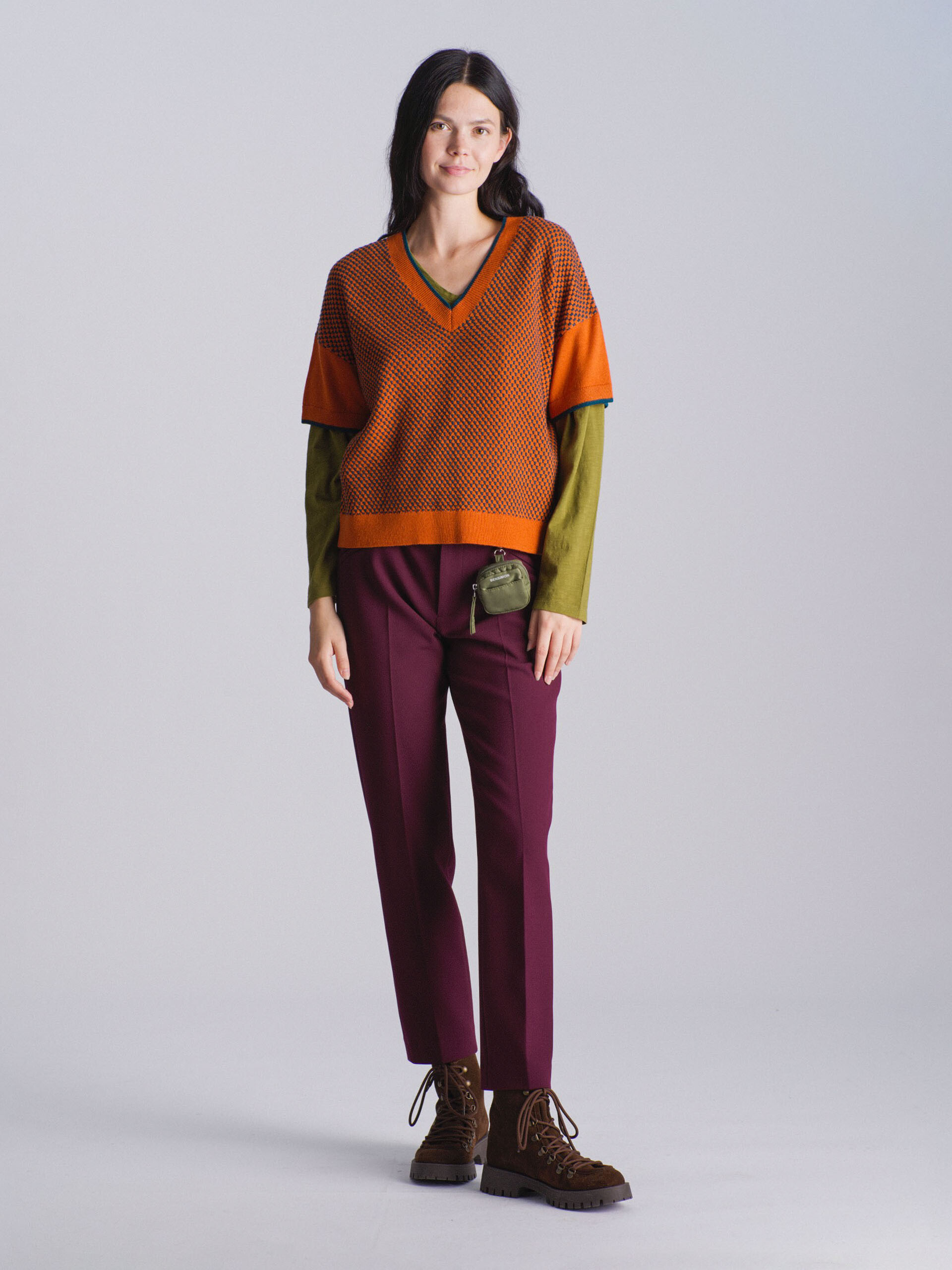 PULL LOLITA  Roux , Pr&ecirc;t-&agrave;-porter Bensimon