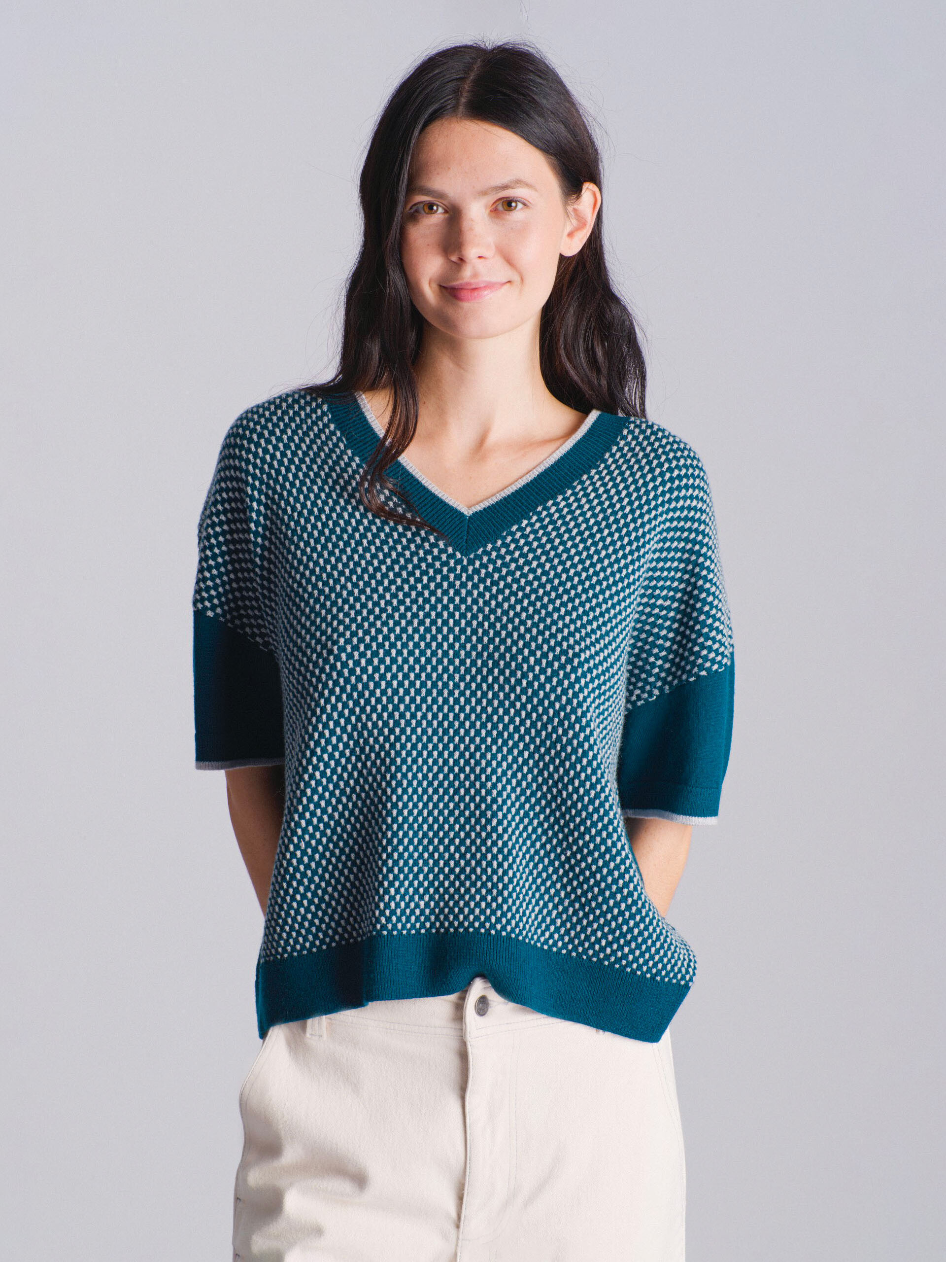 PULL LOLITA  Algue , Pr&ecirc;t-&agrave;-porter Bensimon