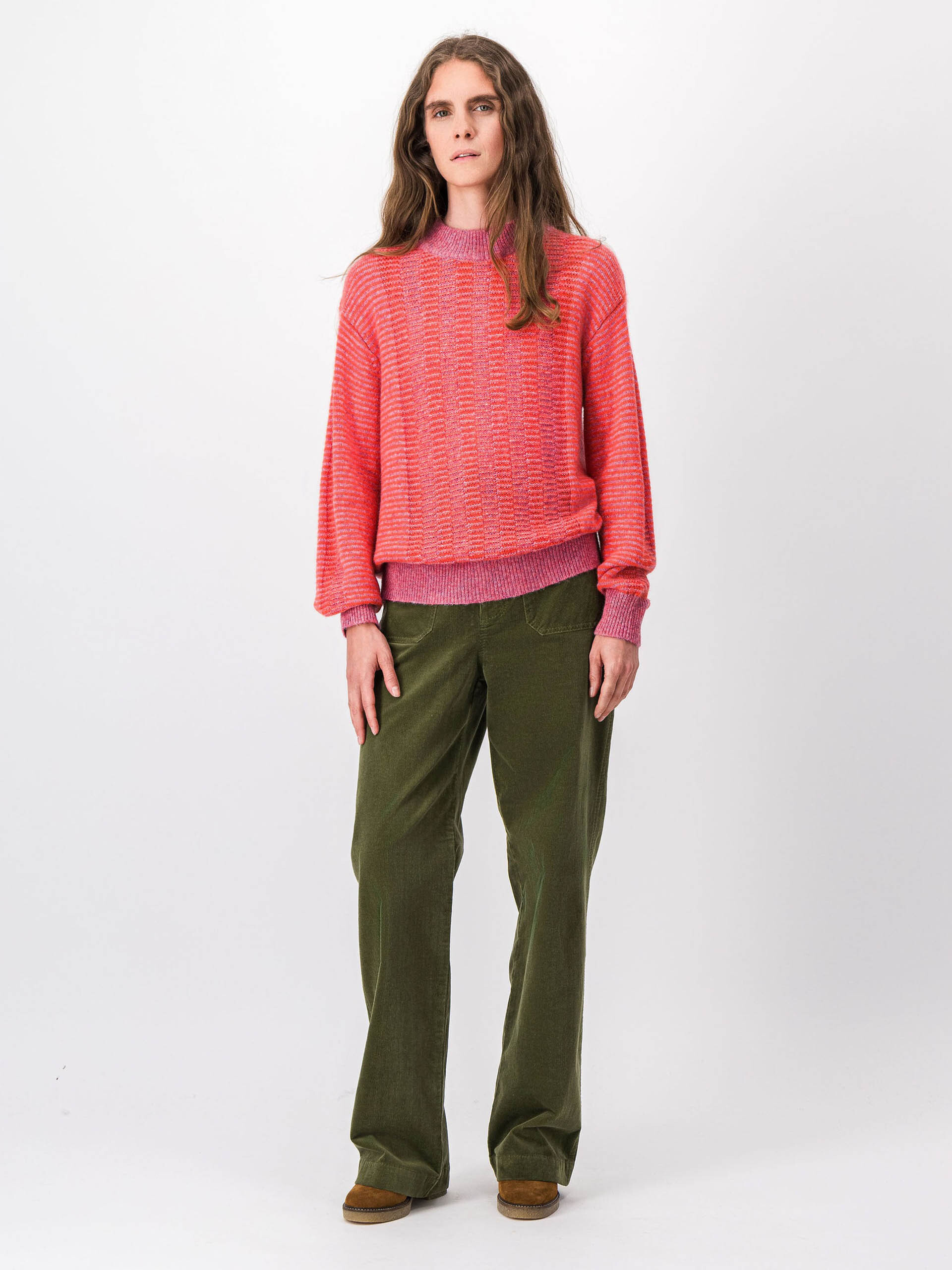 PULL GERMAIN  Framboise , Pr&ecirc;t-&agrave;-porter Bensimon