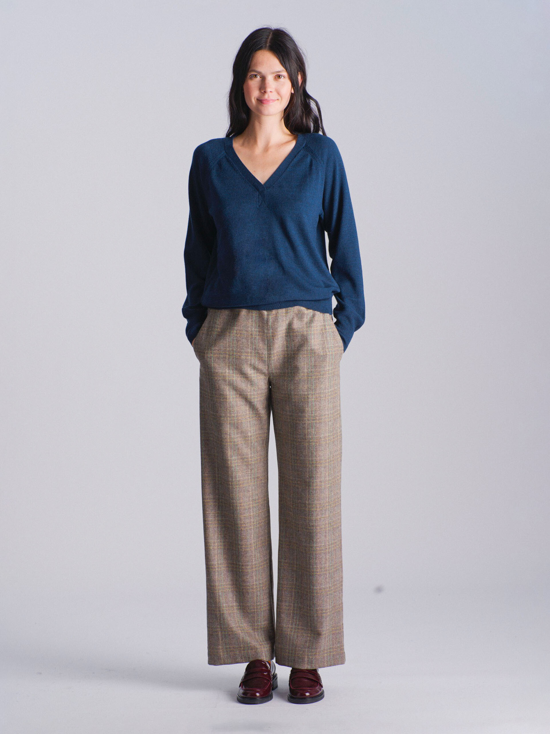 PULL JULIA  Indigo , Pr&ecirc;t-&agrave;-porter Bensimon