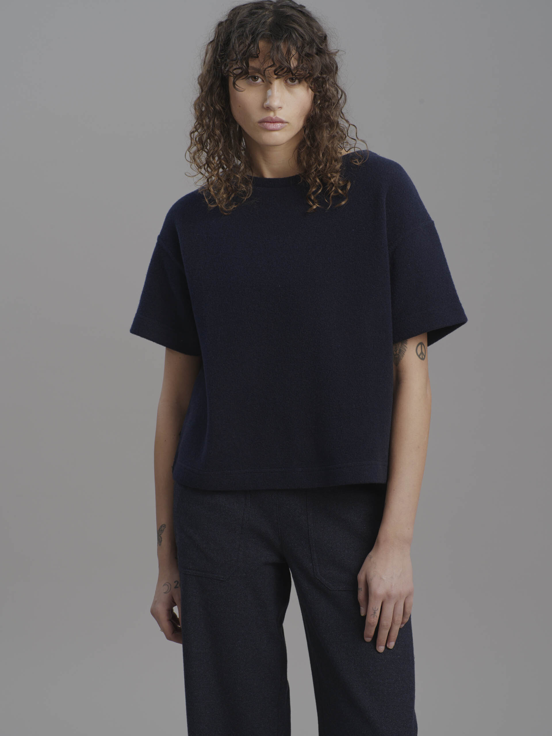 PULL MARTIN  Bleu nuit , Pr&ecirc;t-&agrave;-porter Bensimon