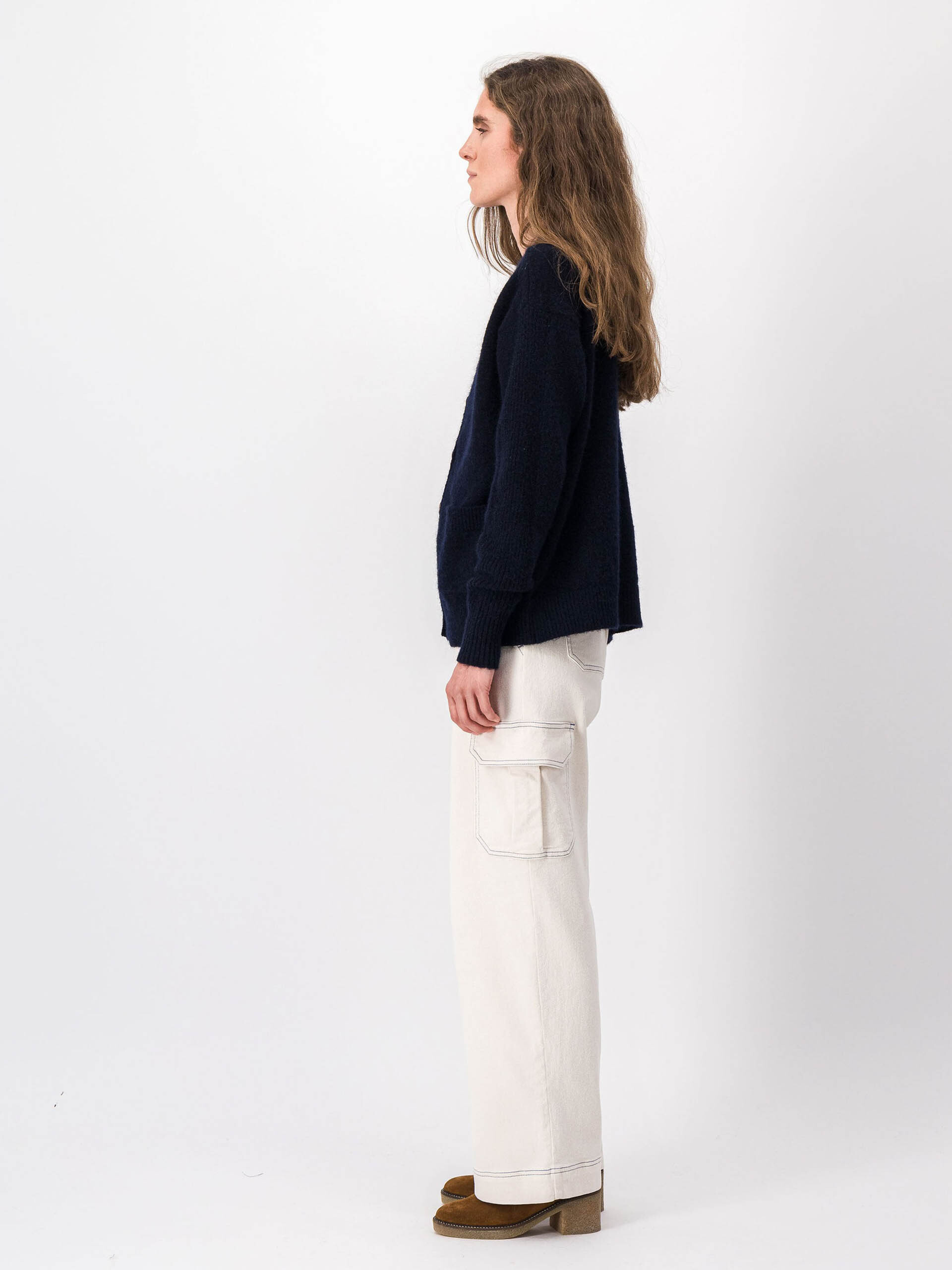 GILET KURT  Marine , Pr&ecirc;t-&agrave;-porter Bensimon
