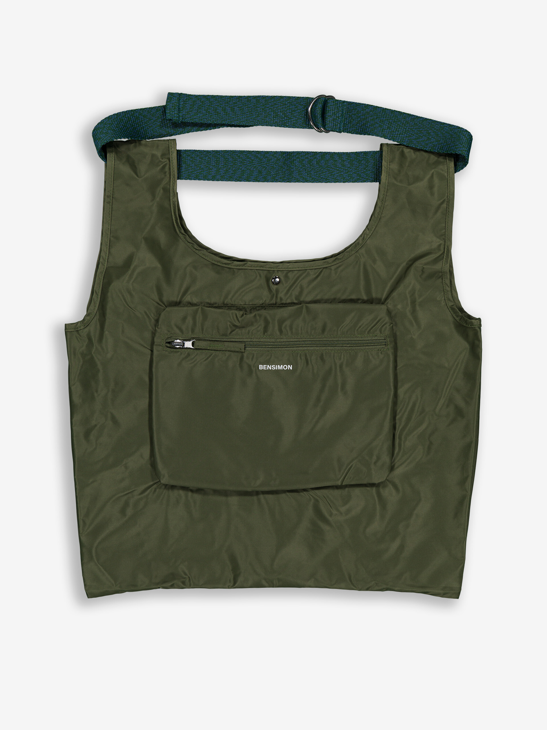 SHOPPING BAG  Militaire , Sacs & Bagages Bensimon