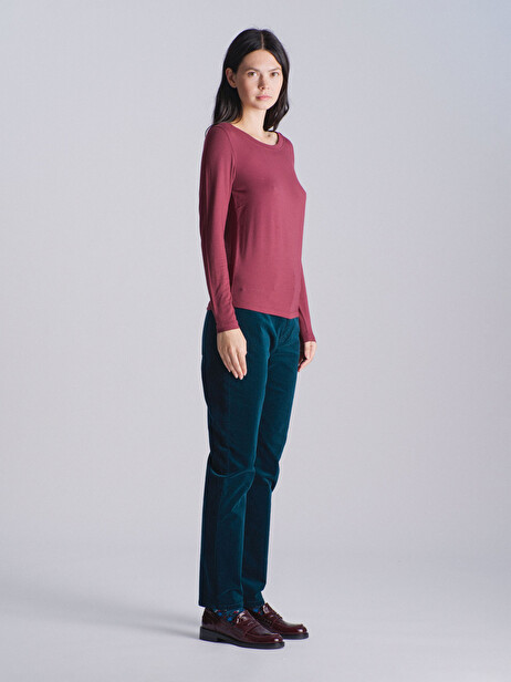 TEE SHIRT MYRIS  Aubergine , Prêt-à-porter Bensimon