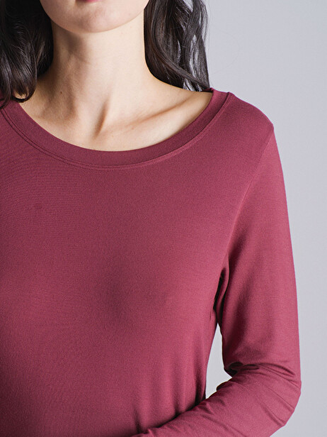 TEE SHIRT MYRIS  Aubergine , Prêt-à-porter Bensimon