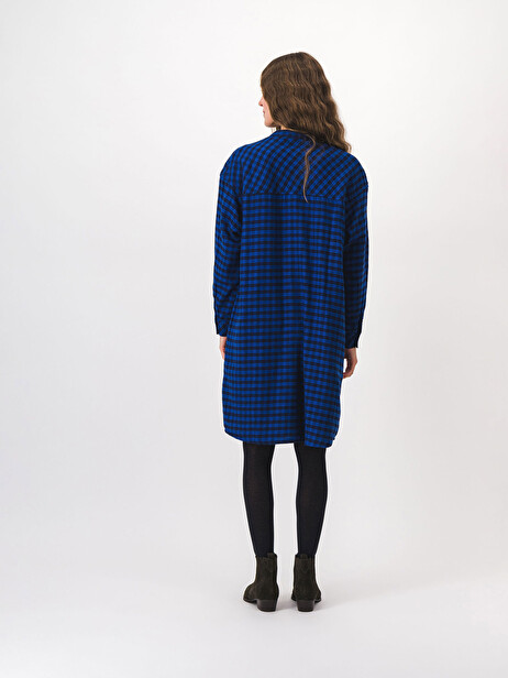 ROBE MARTHE ML  Carreaux , Prêt-à-porter Bensimon