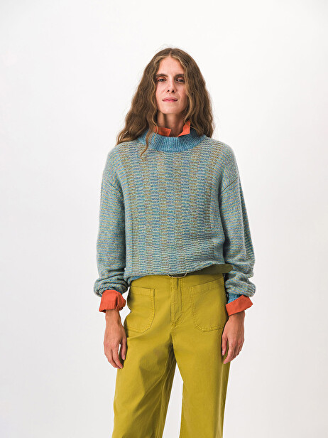 PULL GERMAIN  Blue moon , Prêt-à-porter Bensimon
