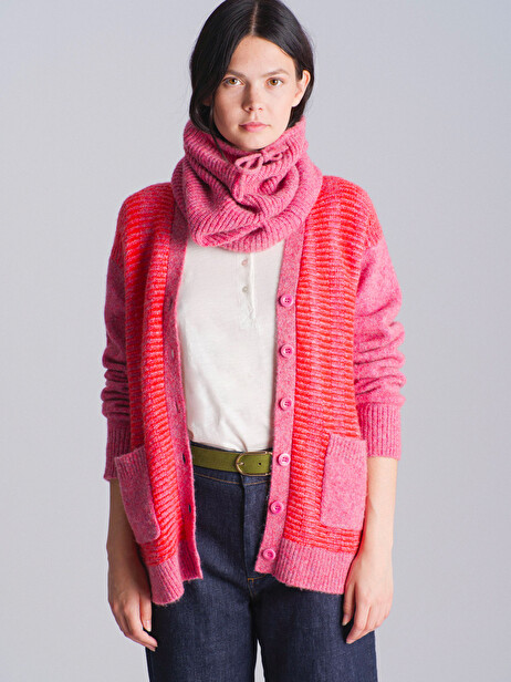 GILET KURTO  Framboise , Prêt-à-porter Bensimon
