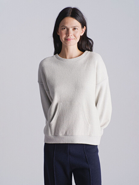 SWEAT KIMEO  Ecru , Prêt-à-porter Bensimon