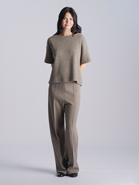 PULL MARTIN  Taupe , Prêt-à-porter Bensimon