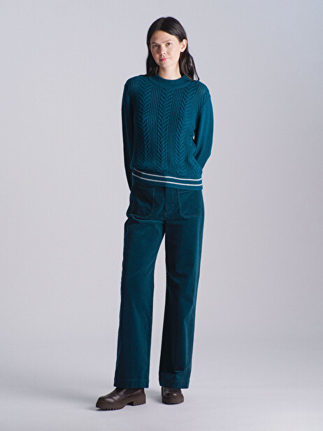 PULL KEDDY  Algue , Pr&ecirc;t-&agrave;-porter Bensimon