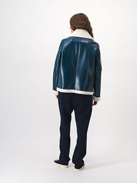 BLOUSON KRISTOFER  Bleu petrole , Prêt-à-porter Bensimon