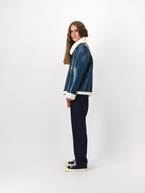 BLOUSON KRISTOFER  Bleu petrole , Prêt-à-porter Bensimon