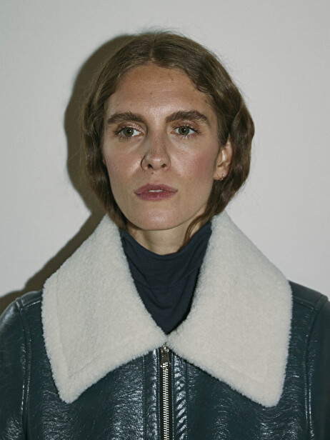 BLOUSON KRISTOFER  Bleu petrole , Prêt-à-porter Bensimon