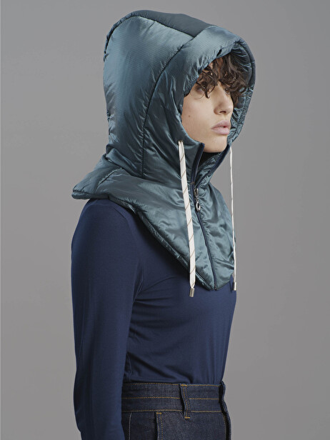 CAPUCHE MADIE  Bleu canard , Pr&ecirc;t-&agrave;-porter Bensimon