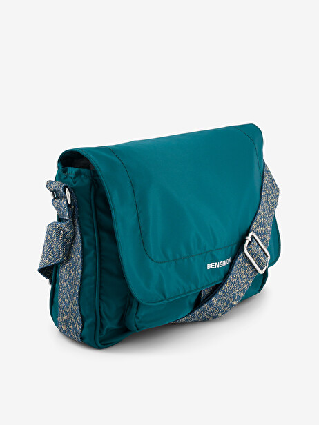 BESACE  Bleu canard , Sacs & Bagages Bensimon