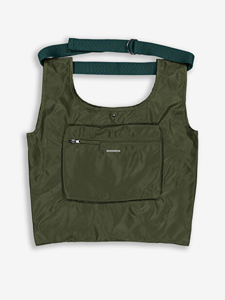 SHOPPING BAG  Militaire , Sacs & Bagages Bensimon