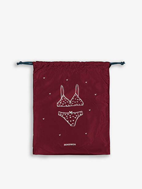HOUSSE LINGERIE  Prune , Sacs & Bagages Bensimon