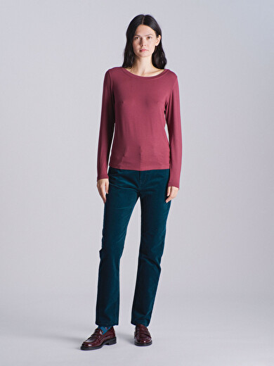 TEE SHIRT MYRIS  Aubergine , Prêt-à-porter Bensimon