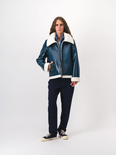 BLOUSON KRISTOFER  Bleu petrole , Prêt-à-porter Bensimon