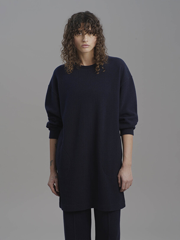 ROBE KIMELA  Bleu nuit , Pr&ecirc;t-&agrave;-porter Bensimon