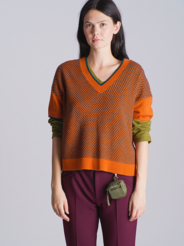PULL LOLITA  Roux , Pr&ecirc;t-&agrave;-porter Bensimon