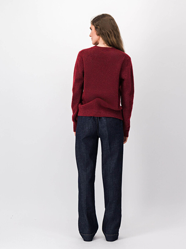 PULL MARCEAU  Brique , Pr&ecirc;t-&agrave;-porter Bensimon