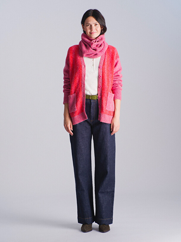 GILET KURTO  Framboise , Pr&ecirc;t-&agrave;-porter Bensimon