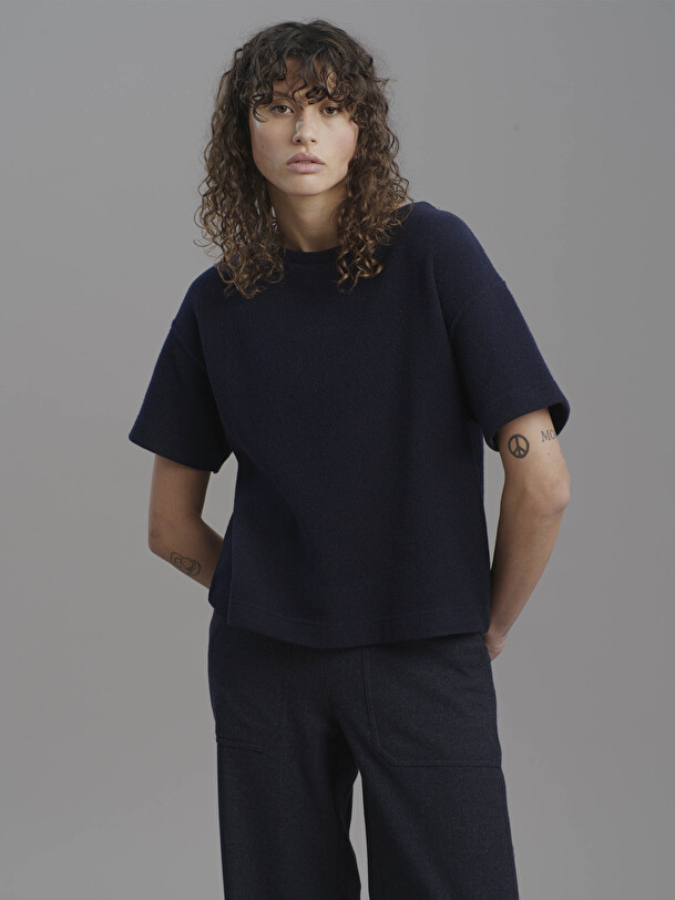PULL MARTIN  Bleu nuit , Pr&ecirc;t-&agrave;-porter Bensimon