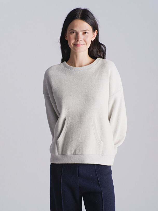 SWEAT KIMEO  Ecru , Pr&ecirc;t-&agrave;-porter Bensimon